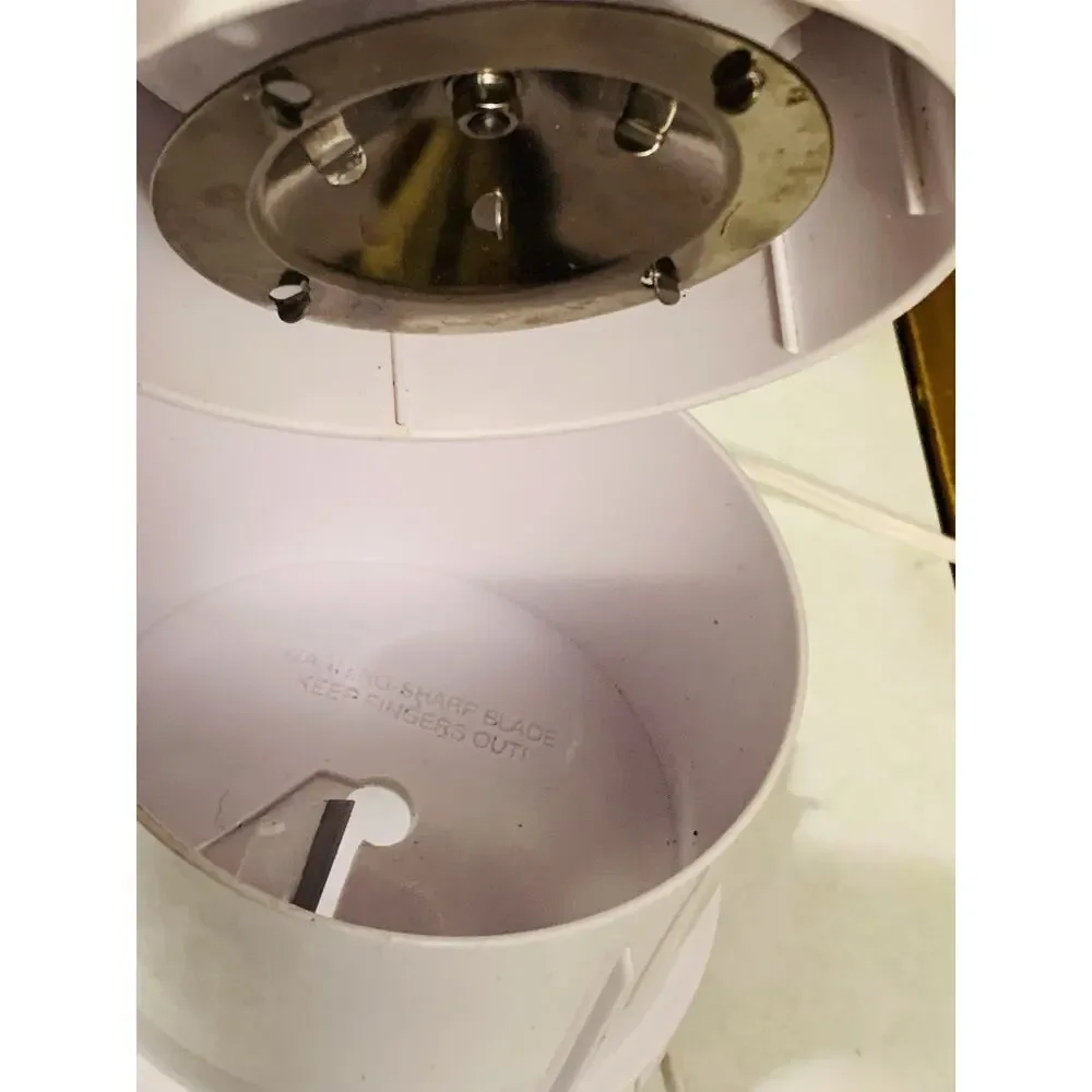 Back to Basics Hawaii Ice Shaver White Snow Cone Maker Electric Snow Shredder